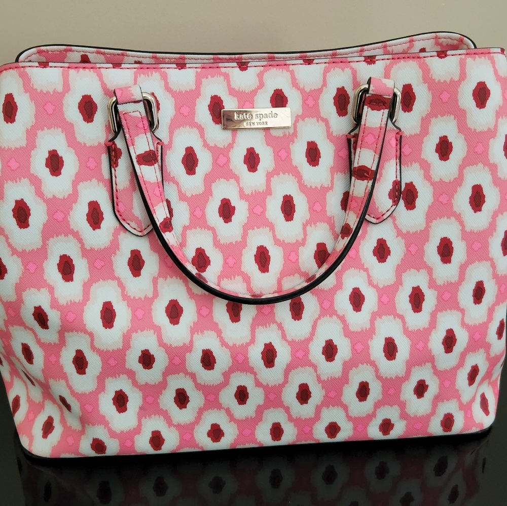 Kate Spade Evangelie Laurel Cross Body, Pink Floral Purse